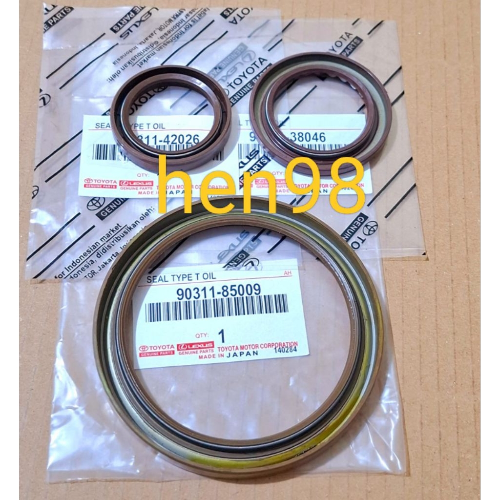 SEAL SIL AS KRUK AS DEPAN BELAKANG SEL NOKEN AS CORONA ABSOLUTE ST191 TWINCAM ST171 2.0 2000CC 1PAKE