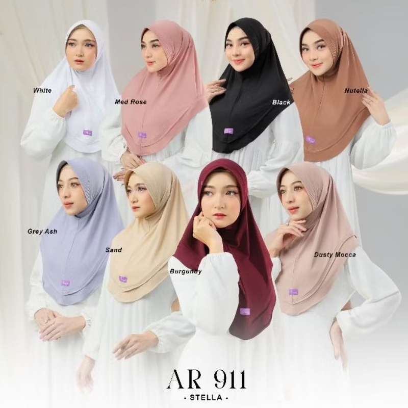 AR 911 terbaru Hijab bergo ( olga ) harian  dan Bergo aleya adem by arrafi ori