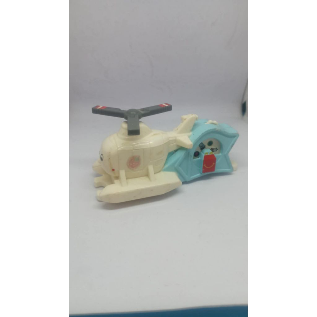 figure mainan helikopter harold teman thomas train happy meal