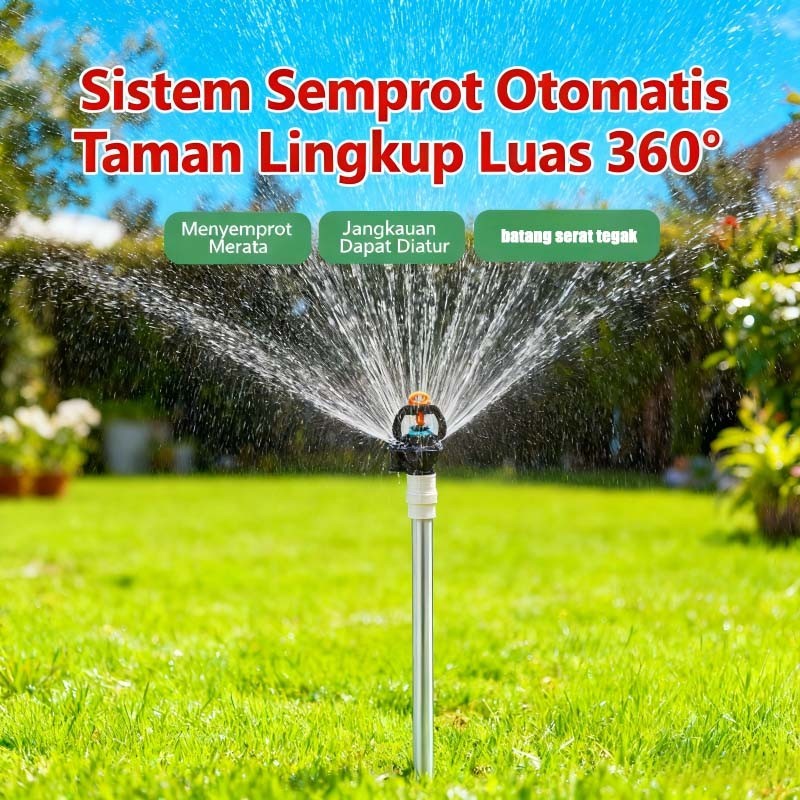 Sprinkler Pressure Compensated 3/4 Inch Alat Penyiram Tanaman Otomatis Sprinkler Pertanian 360