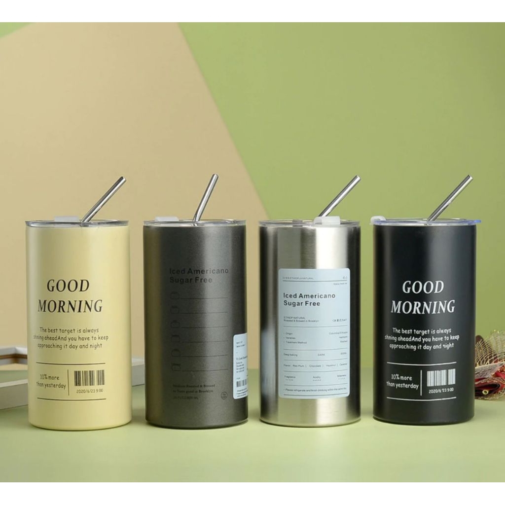 Eatkit Tumbler Stainless Steel 320ml&600ml | Tumbler Tahan Dingin Tumbler Kopi | Tumbler Tahan Panas