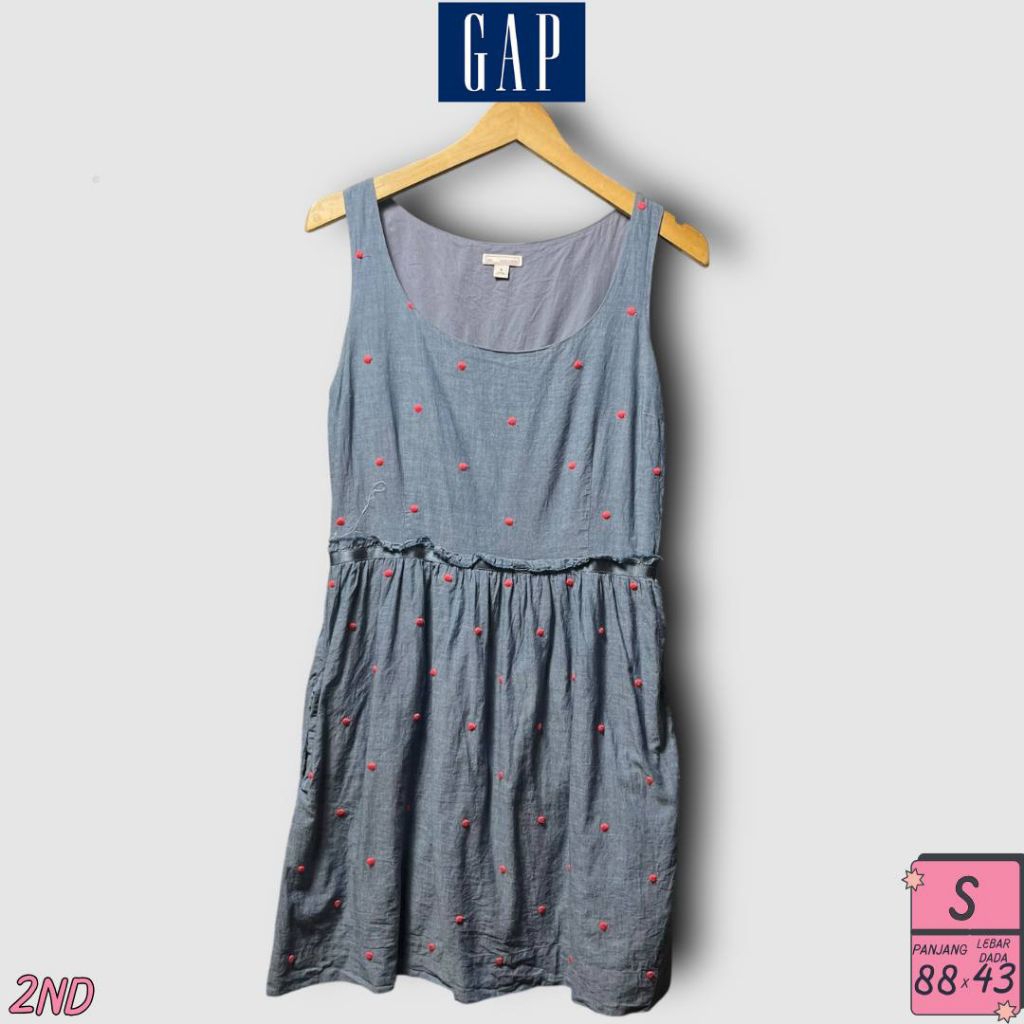Dress Wanita GAP Denim Size S