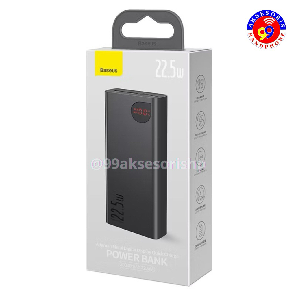 POWERBANK/ PB BASEUS 20.000mAH ADAMAN