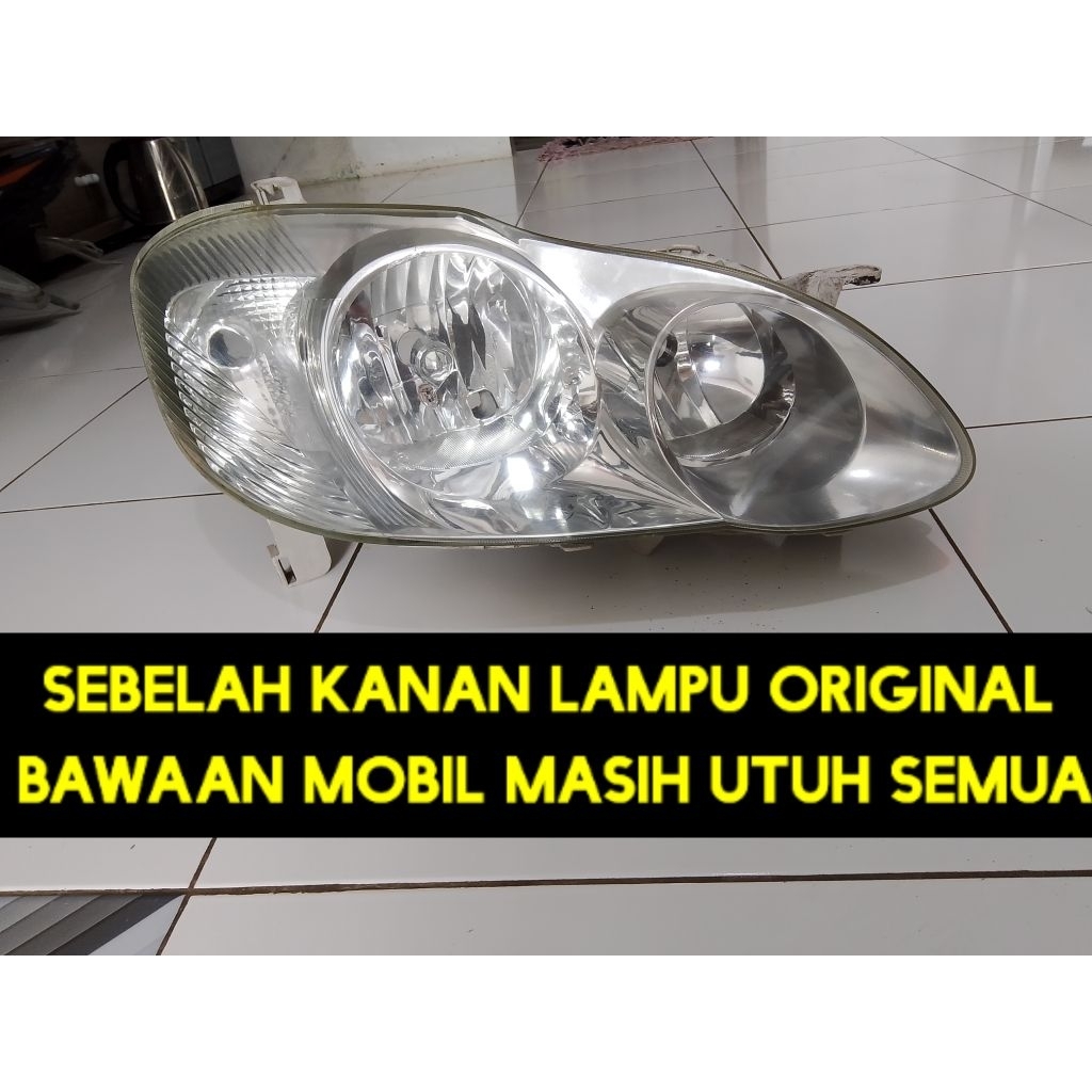 headlamp lampu depan Corolla Altis 2001 2002 2003 2004 2005 2006 2007