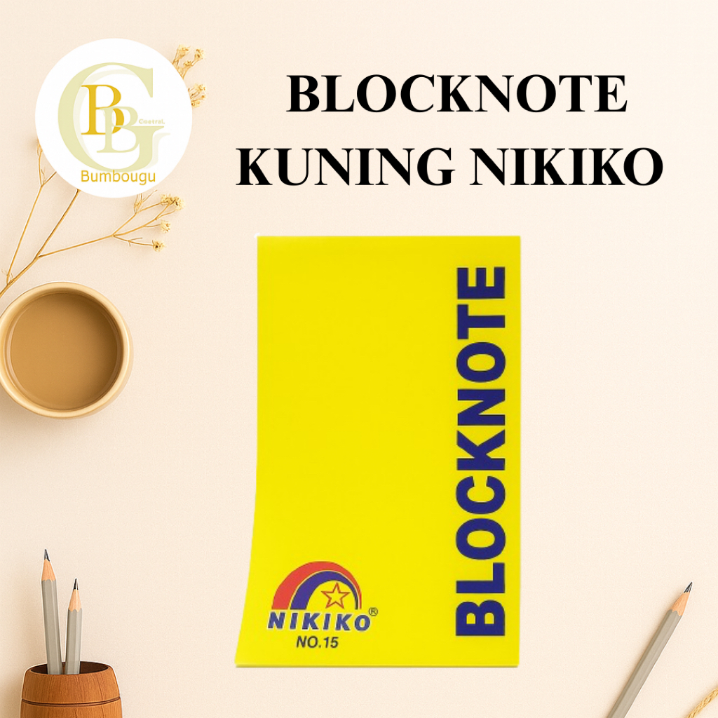 GROSIR BLOCK NOTE NIKIKO/ BLOCK NOTE KUNING / BLOCK NOTE / BLOCKNOTE NIKIKO KUNING / BUKU BLOCK NOTE