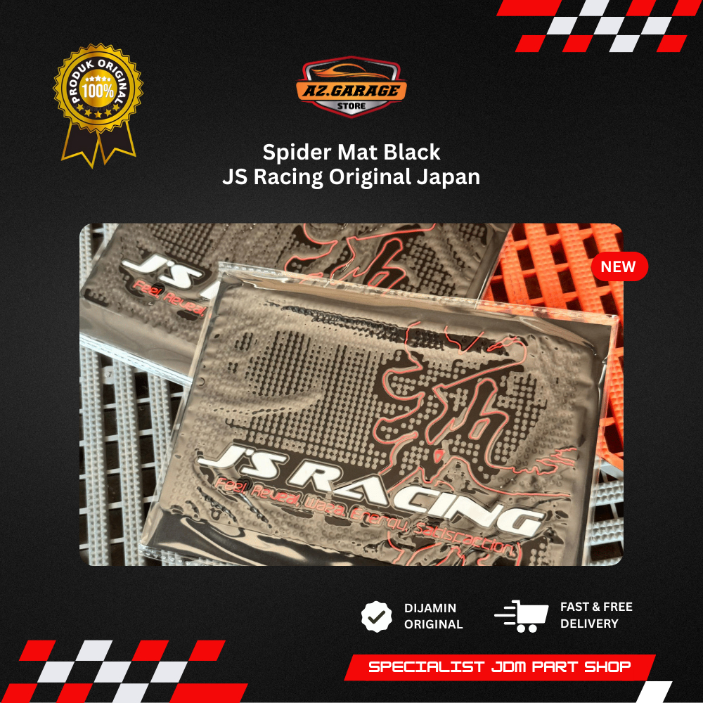 JS Racing Spider Mat Black Original Japan