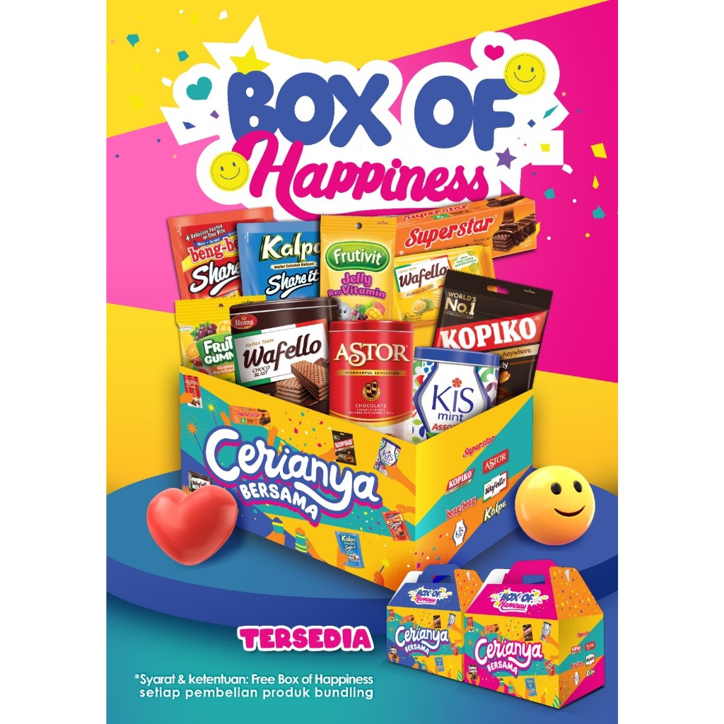 Box of Happiness/Hamper/Makanan/Paket Lebaran/Paket Makanan/Hampers Mayora