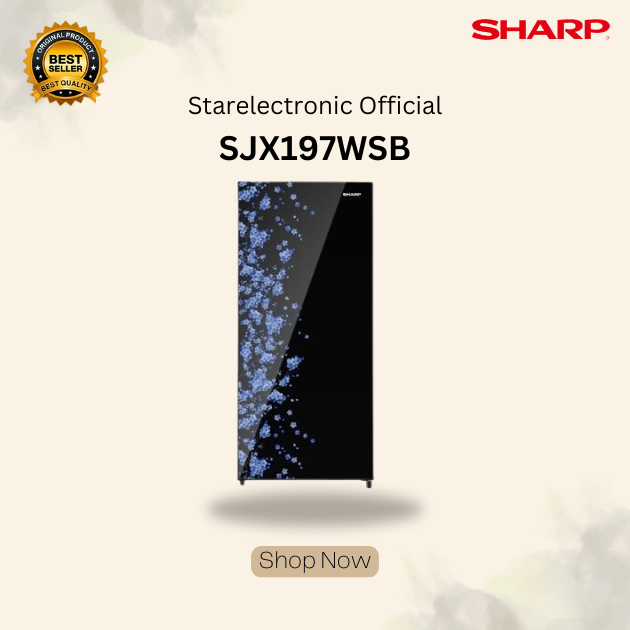 Kulkas Sharp SJ-X197WS-B — 1 Pintu 172 Liter Hemat Energi