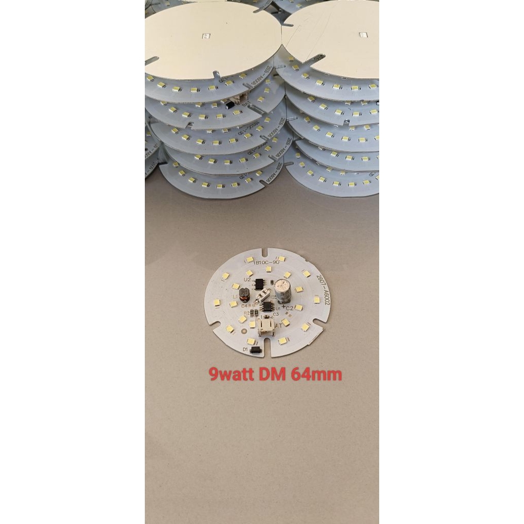 PCB LED emergency premium  9watt DM 64mm