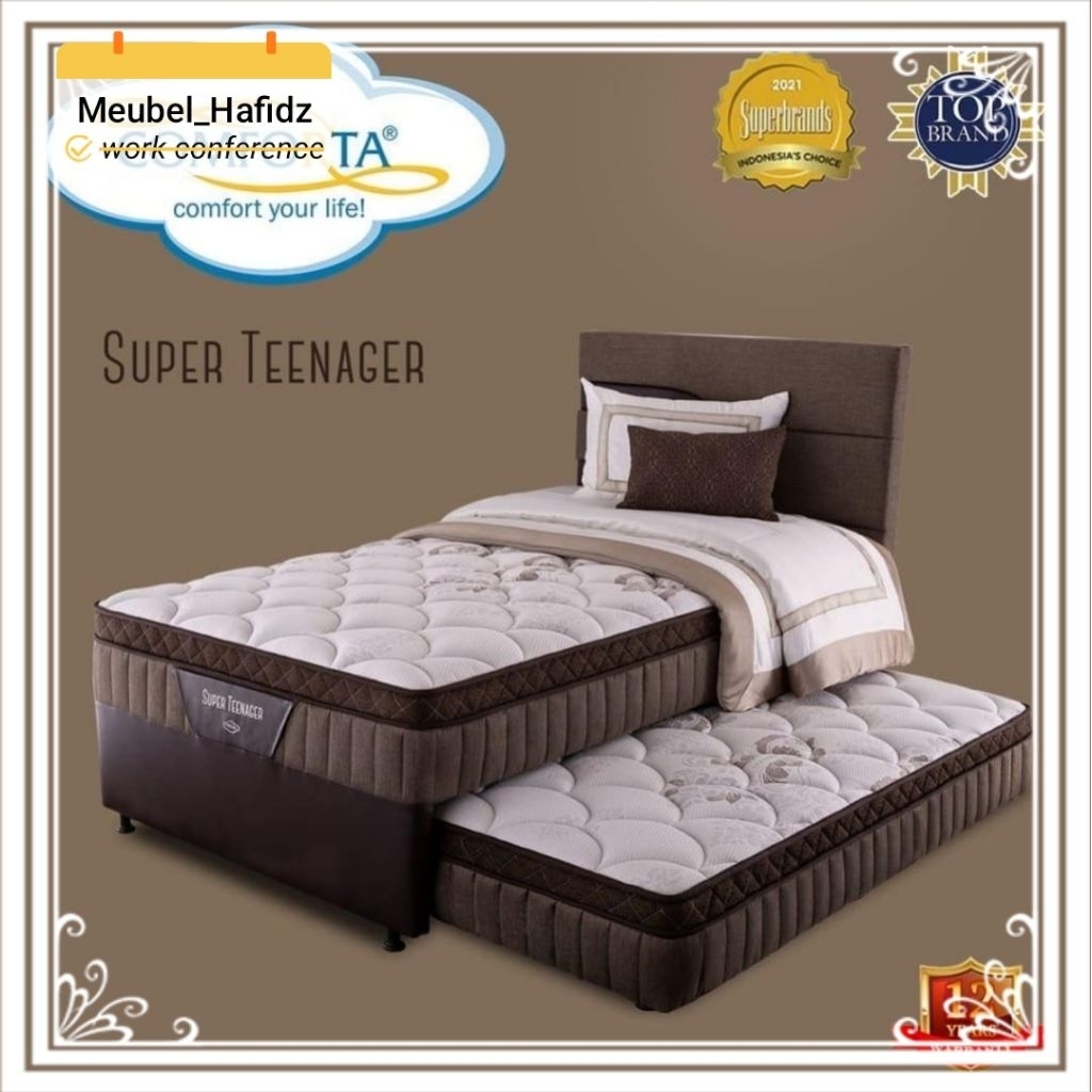 Promo set spring bed Sorong Comforta super Teaneger {Meubel_Hafidz}