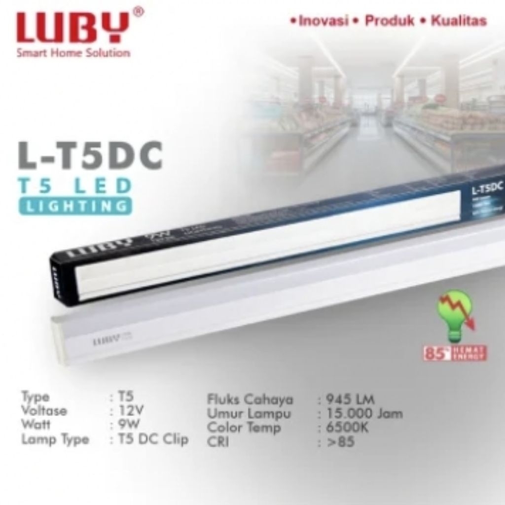 LUBY Lampu T5 LED Lighting 9 Watt L-T5DC