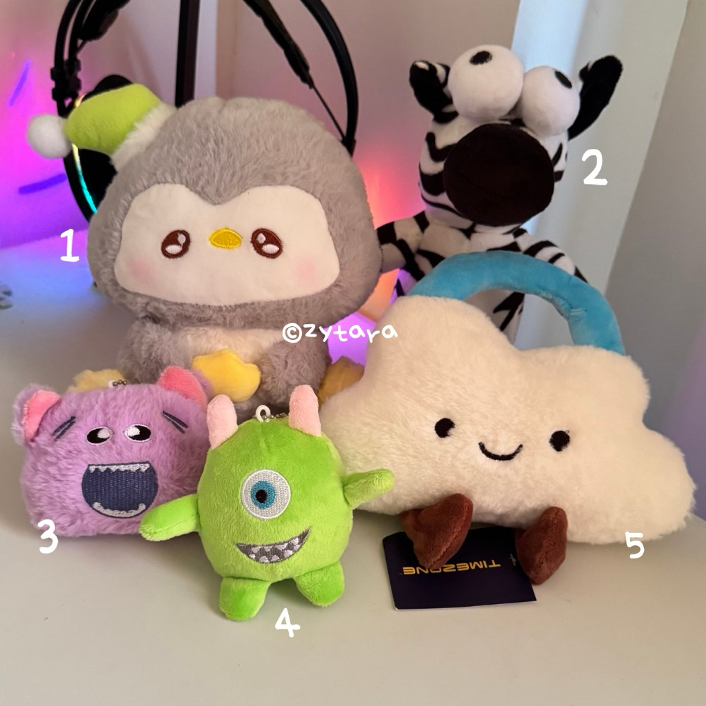 Boneka Capit Timezone Boneka Lucu Ohsome Funifun Miniso Clawmachine Boneka Bayi Boneka Mura