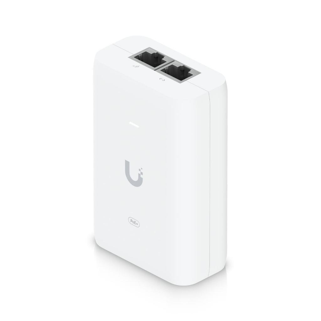 Ubiquiti U-POE+ , PoE Injector 802.3at 30W u/ Unifi U6 Series pengganti U-POE-AT