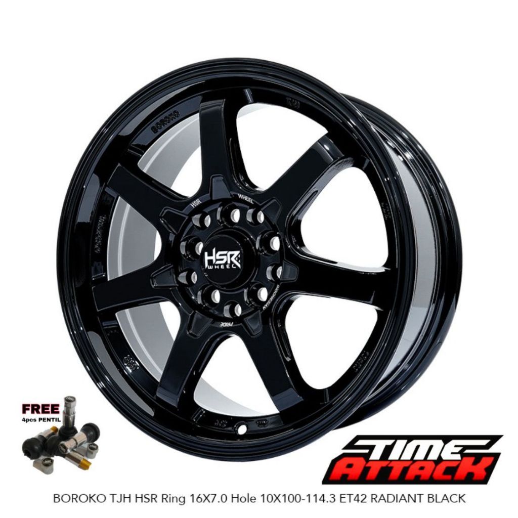 Velg Mobil Sienta Ring 16 HSR WHEEL Tipe Boroko Tjh Velg Hsr R16