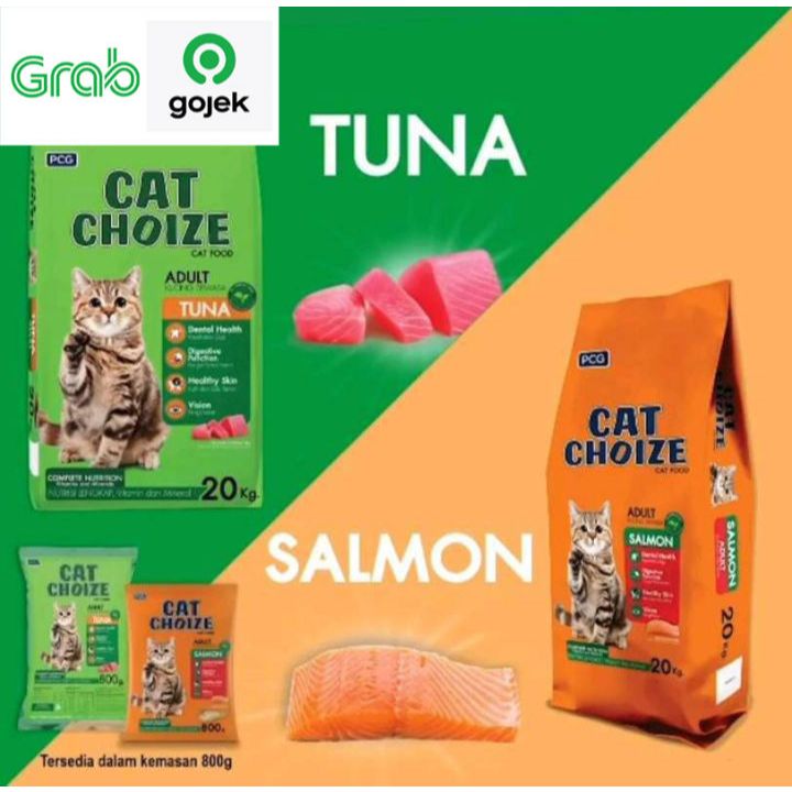 CAT CHOIZE ADULT 20 KG - CAT CHOIZE TUNA 20KG | CAT CHOIZE SALMON 20KG