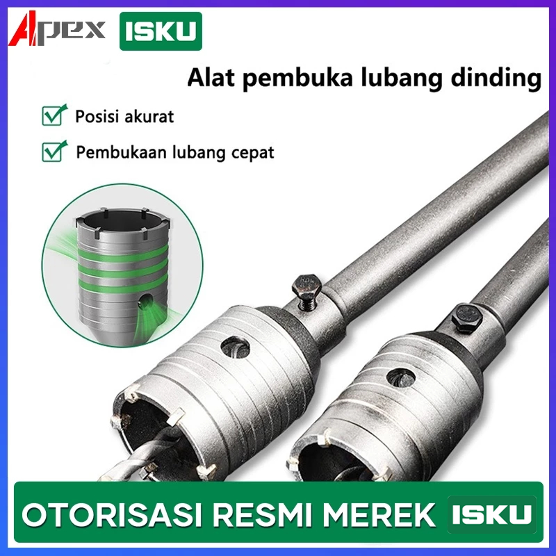 ISKU mata bor hole saw lubang tembok beton/hollow core saw beton/pelubang beton tembok pipa drill bi