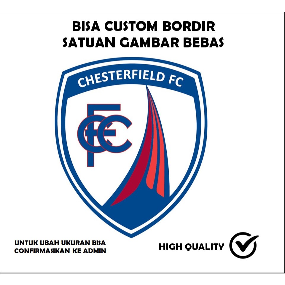 EMBLEM BORDIR PATCH LOGO CLUB BOLA TESTIMONI-IBP