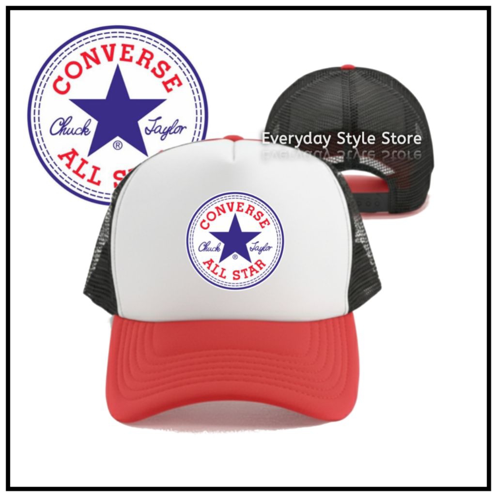 Topi Converse All Star Trucker Jaring / Topi Trucker Pria Wanita