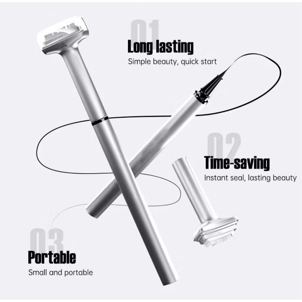 Stamp Bulu Mata Bawah /Lower Eyelashes + Eyeliner Liquid