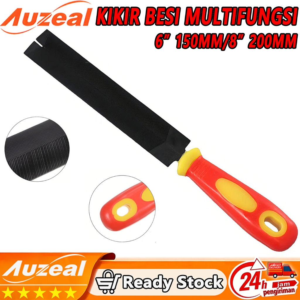 Auzeal Kikir Gergaji Besar 6/8 Inch Import Bastard Cut