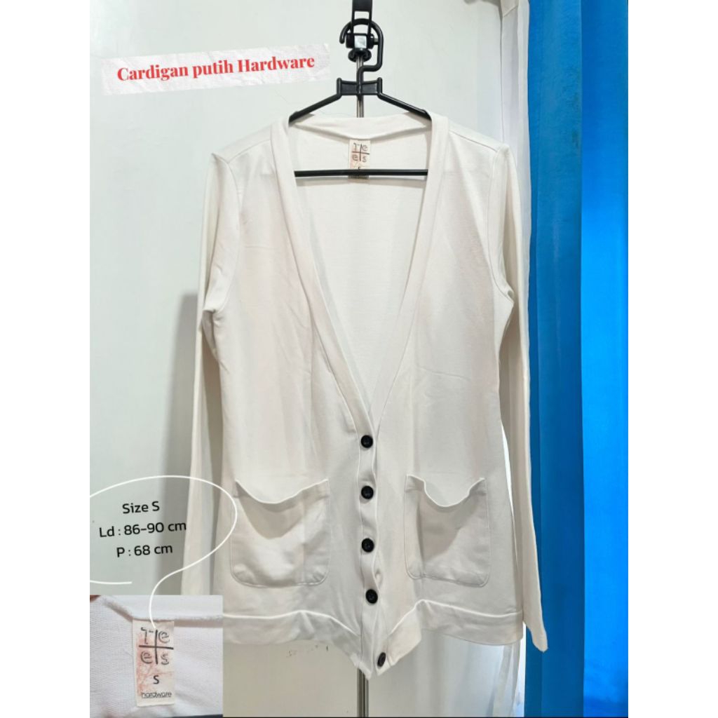 (PRELOVED) Cardigan Putih