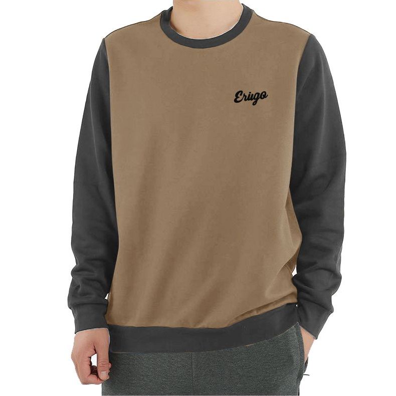 NEWW CREWNECK Jaket Distro Sweater Oblong Pria Wanita Bahan Kain Fleece Tebal