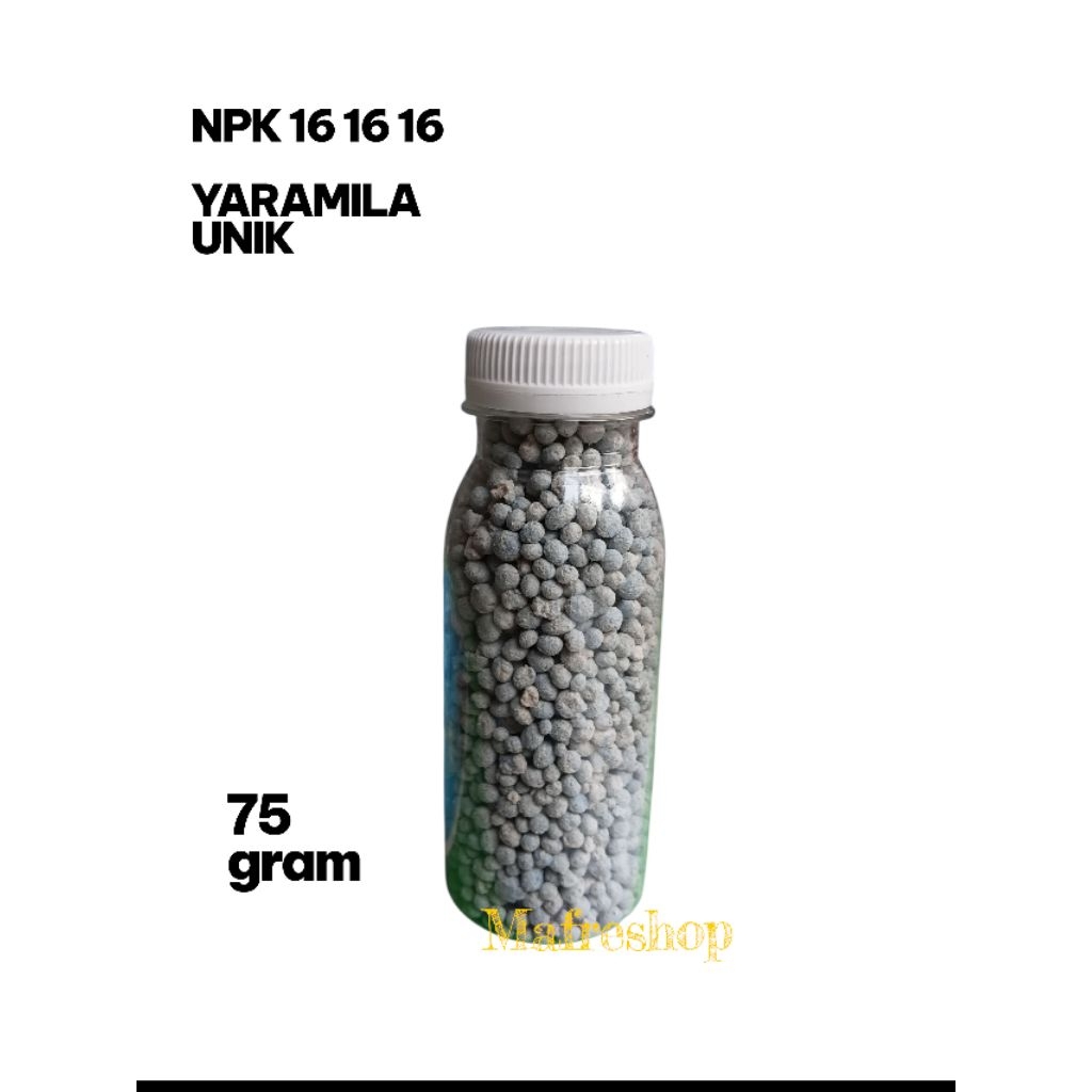 PUPUK NPK 16 . YARAMILA UNIK. 75 gram