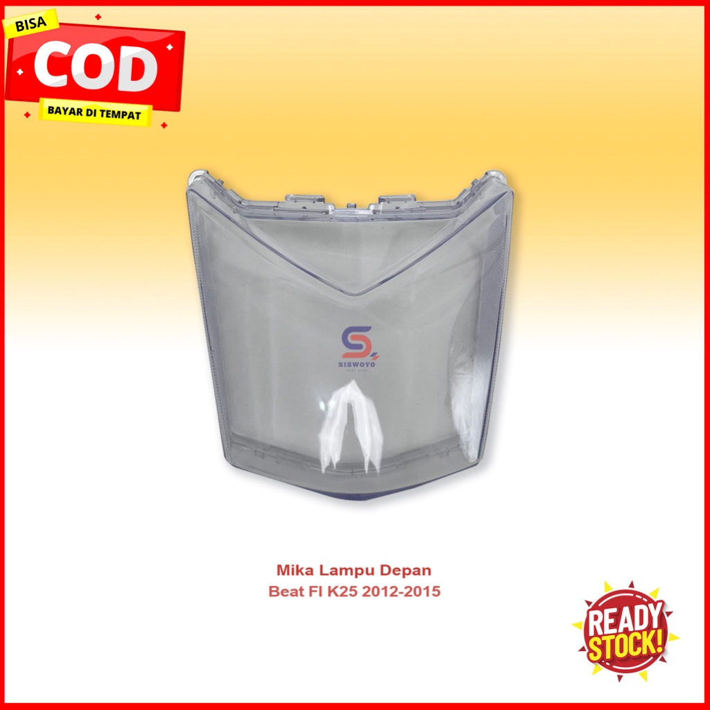 Mika Lampu Depan Mika Kaca Lampu Depan Beat FI 2012-2015 Merk Lokal