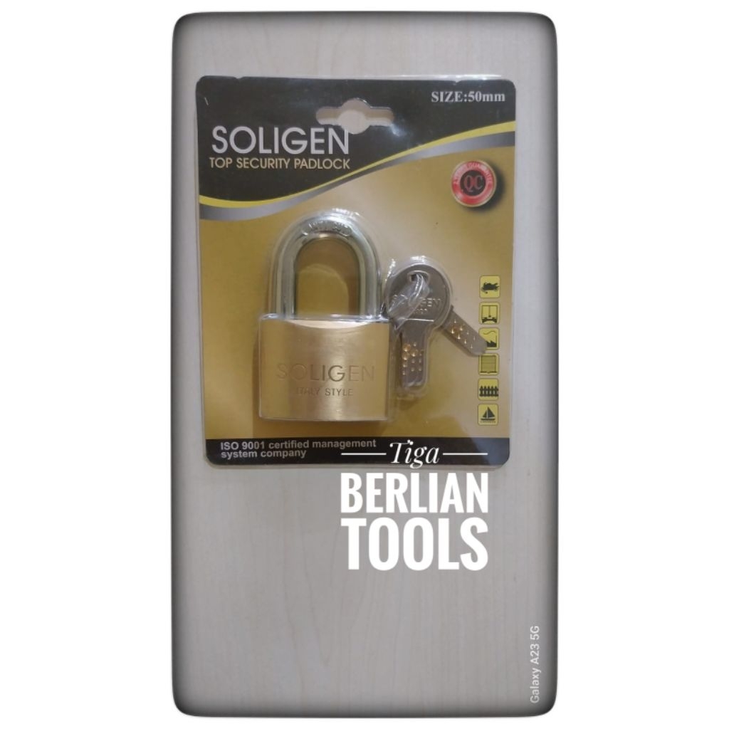 GEMBOK SOLIGEN 50MM PENDEK