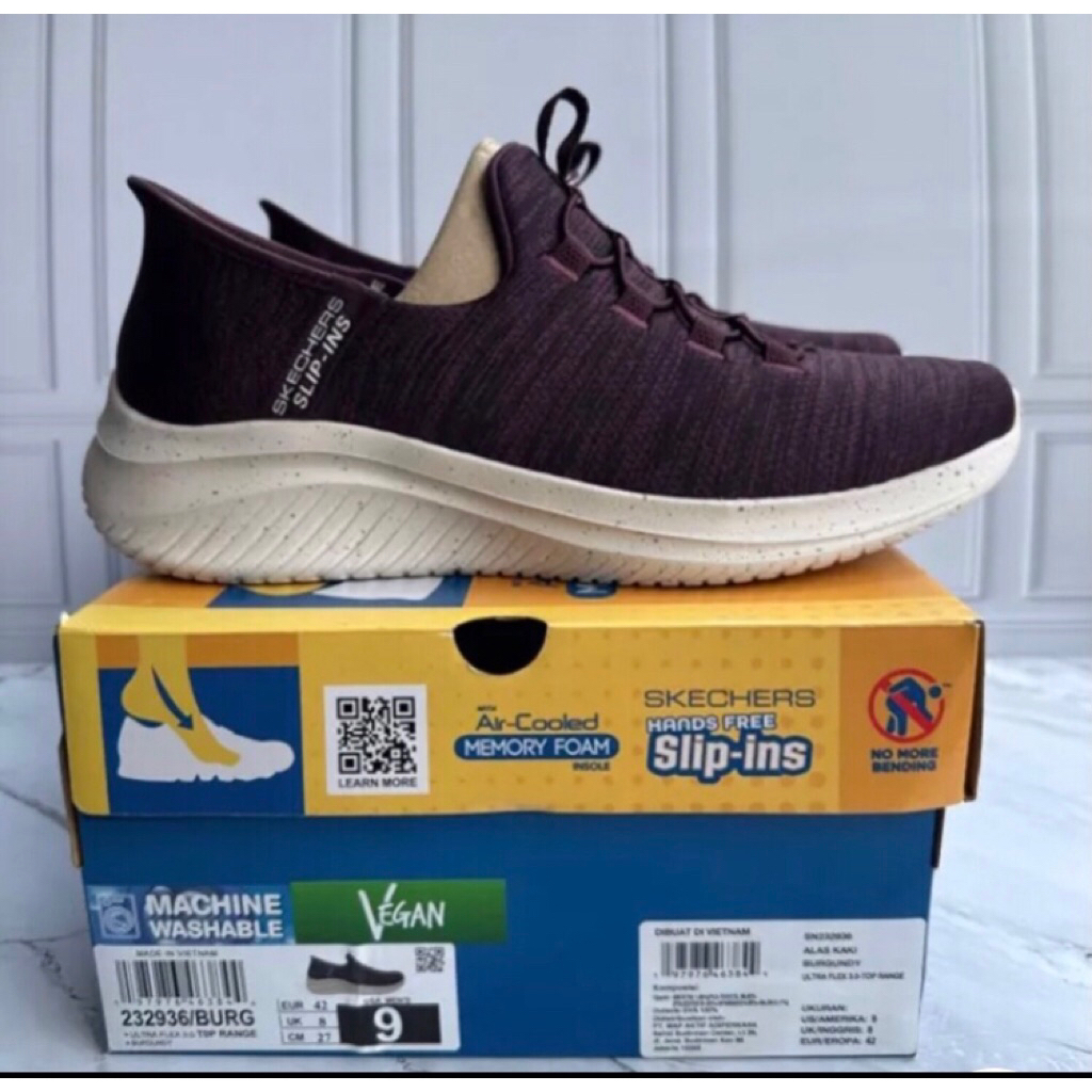 BIG SALE SKECHERS RANGE [232936] ORIGINAL SEPATU SLIP ON/SNEAKERS