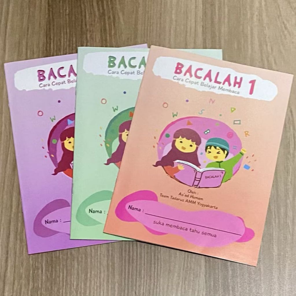 Bacalah Jilid 1,2,3 Cara Cepat belajar Membaca