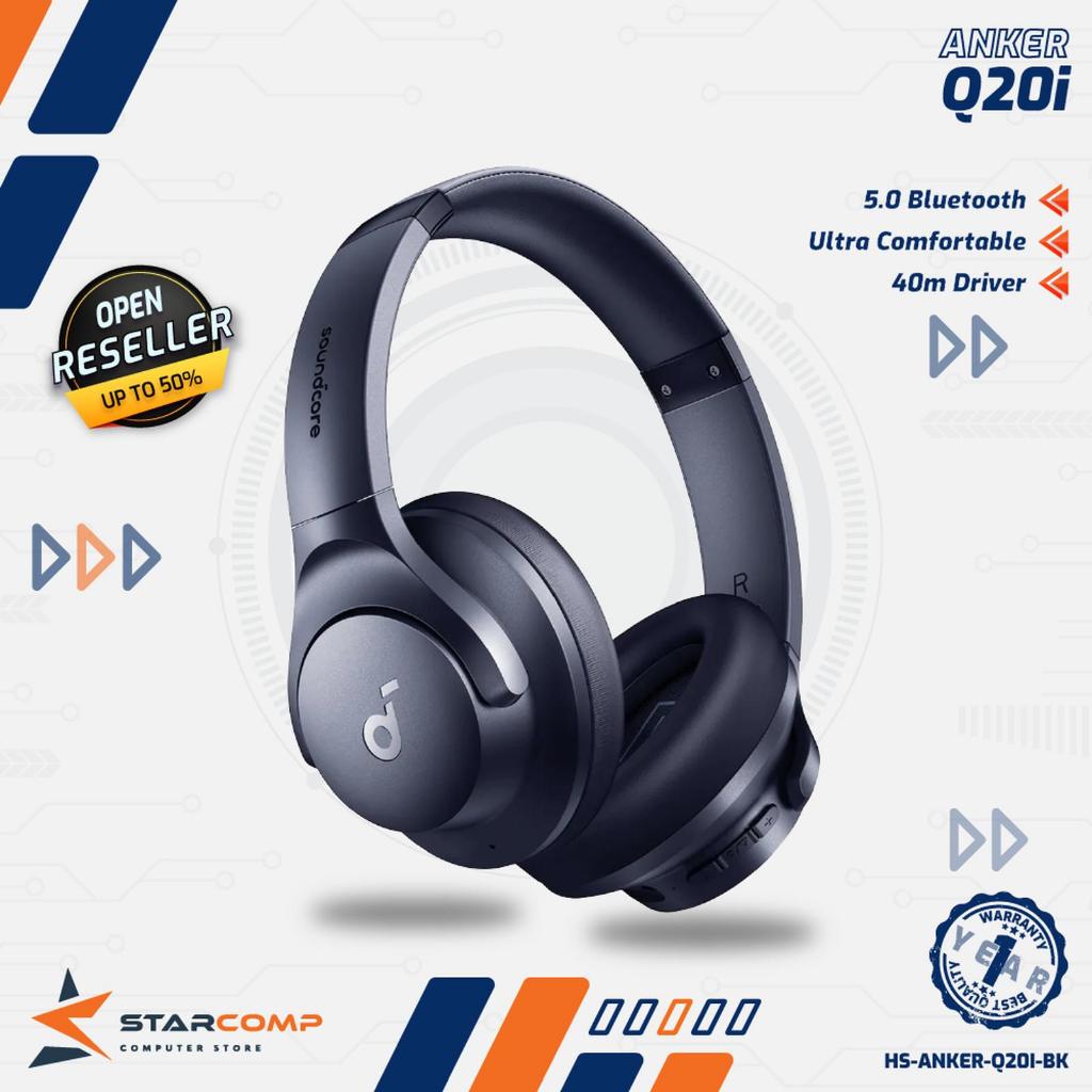 Anker Soundcore Q20i Wireless Headphone ANC Headset Bluetooth