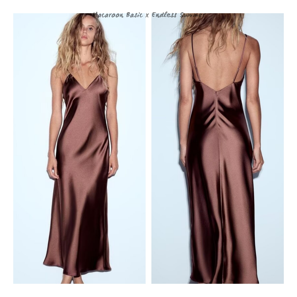 Summer Dress - DarkPink Sexy Sling Dress - Sexy Long Summer Dress Wanita