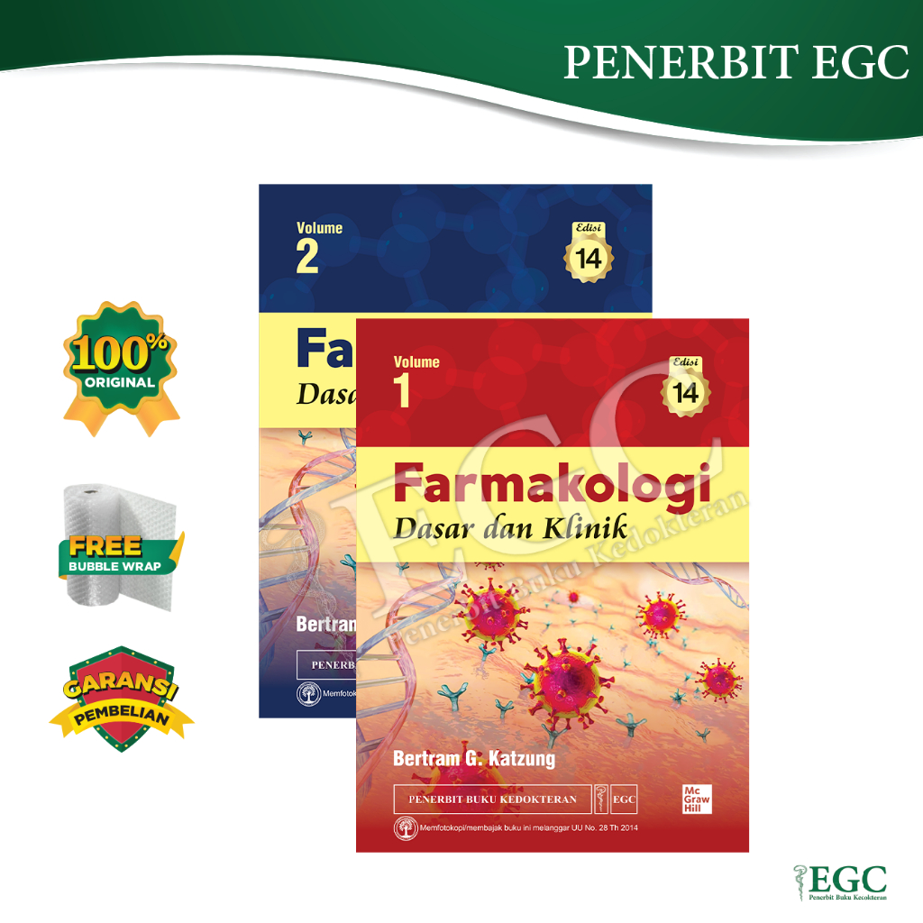 EGC Farmakologi Dasar Katzung E/14 (SET)