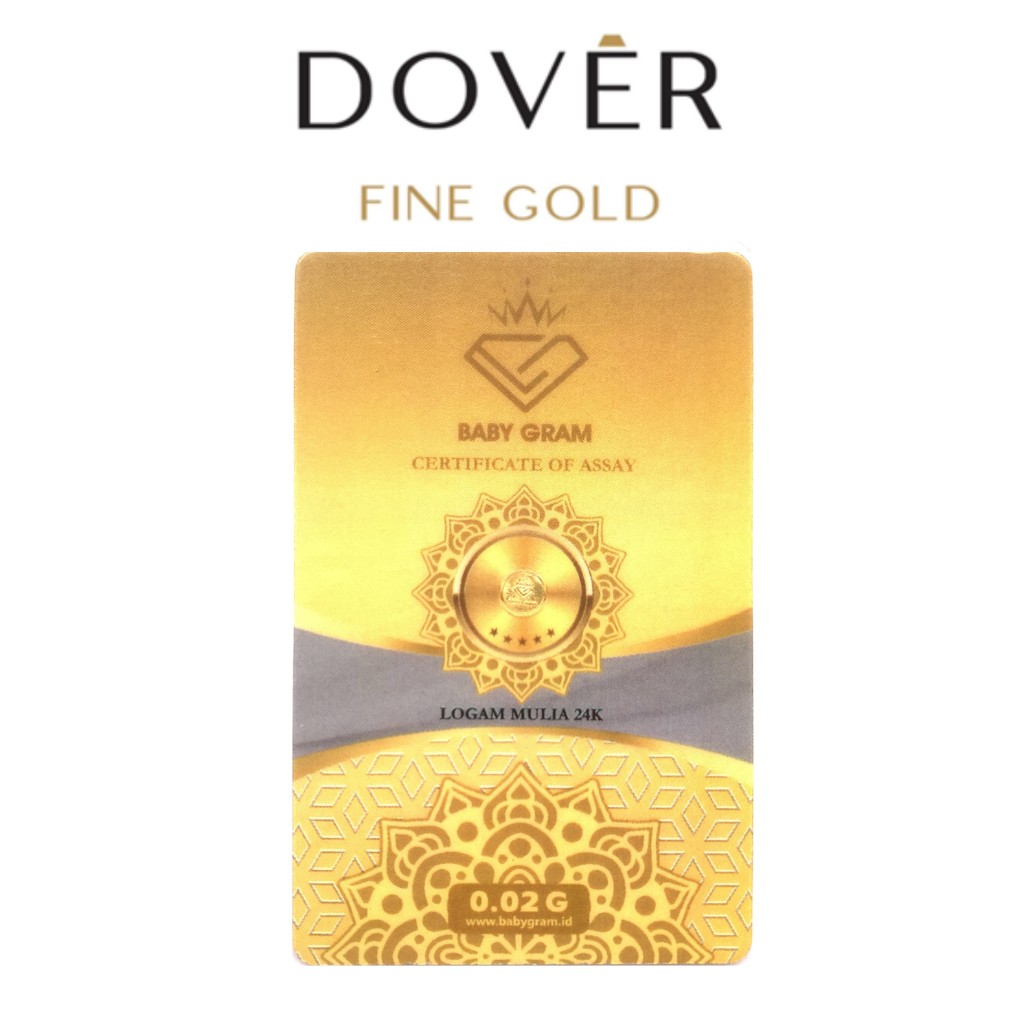 Logam Mulia Emas Mini Baby Gold Babygram 0.02 0,02 gram