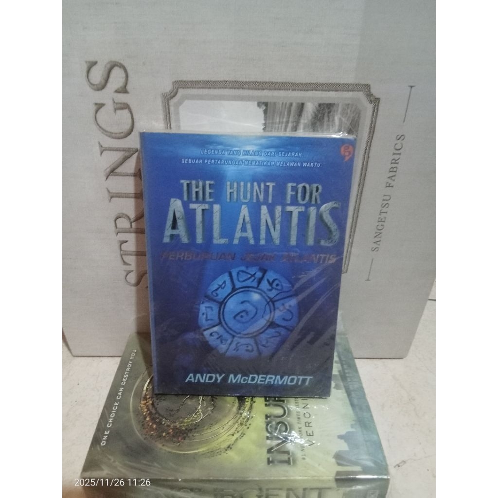 ORIGINAL BUKU THE HUNT FOR ATLANTIS PERBURUAN JEJAK ATLANTIS