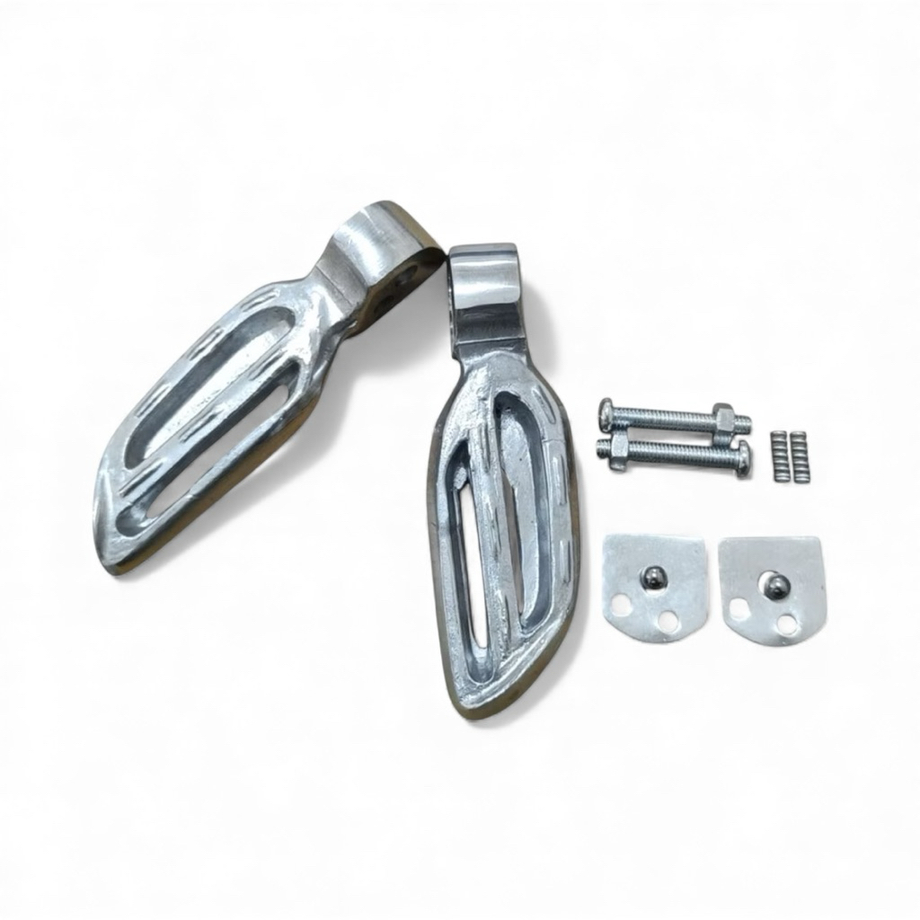 Footstep Belakang Scoopy Footstep Scoopy Warna Silver Chrome Satu Set