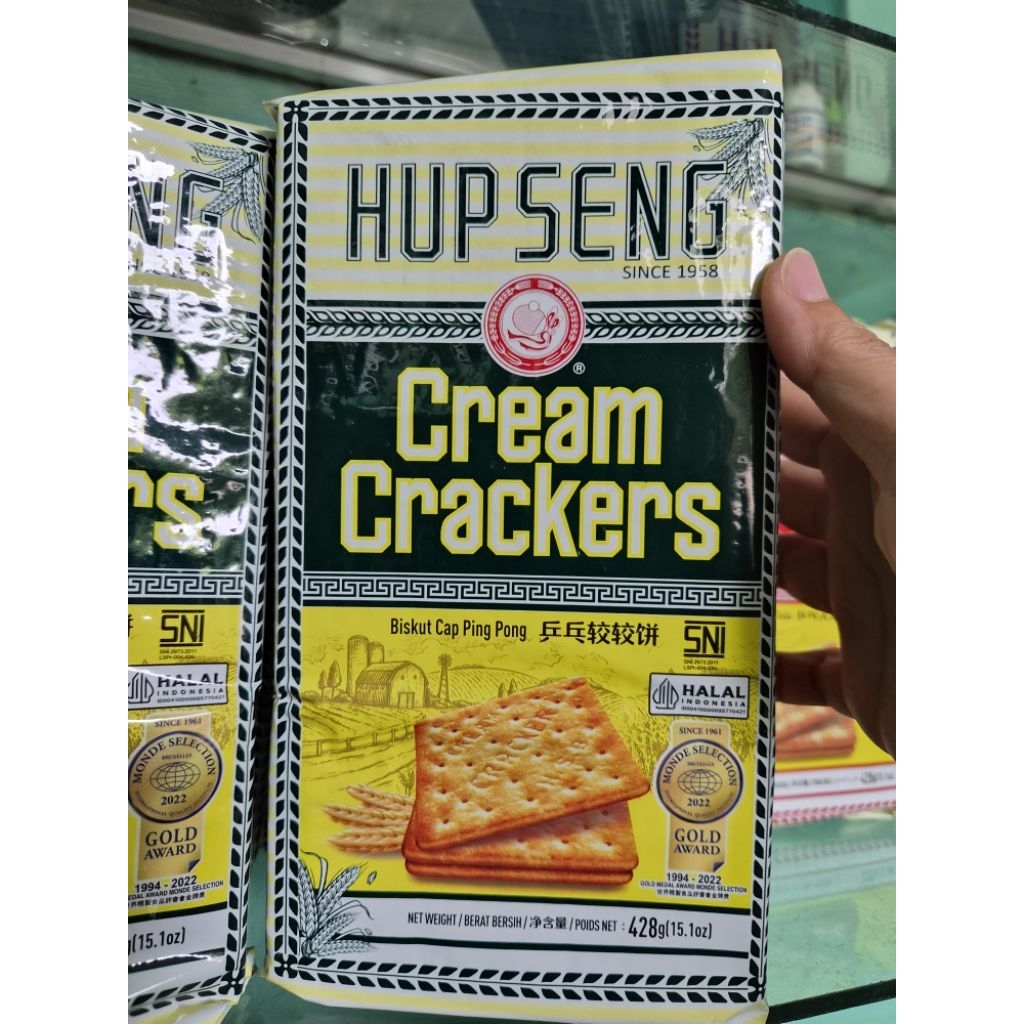 HUPSENG GABING BISKUIT CAP PING PONG / ASIN / 428g