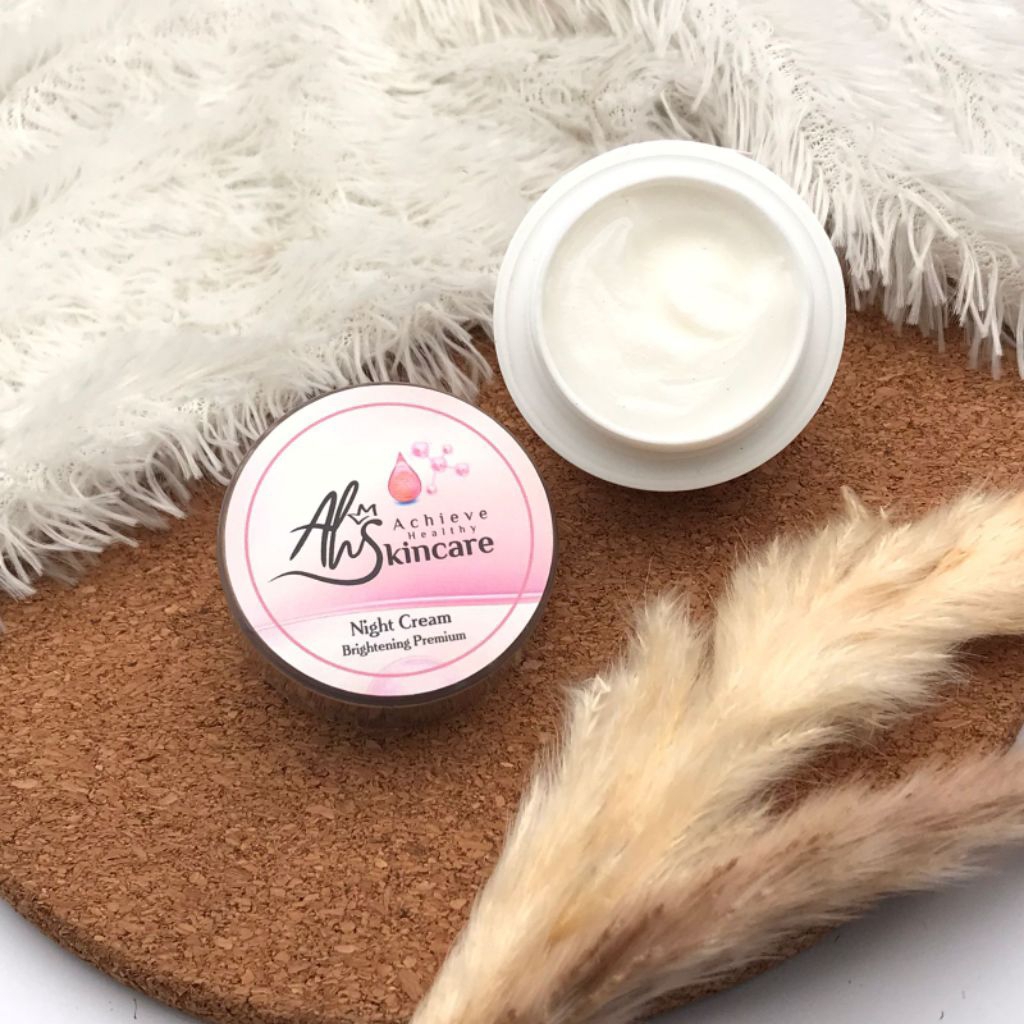 PAKET 2 BUNDLING Achieve Healthy Skincare Night Cream Brightening Premiun