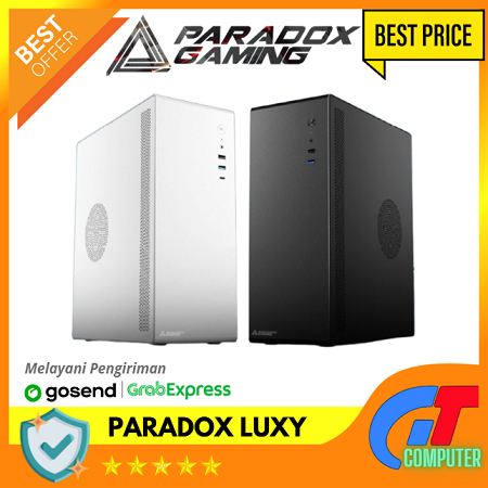Paradox Gaming Luxy M-ATX ITX + Include PSU 200Watt Sfx / Casing pc