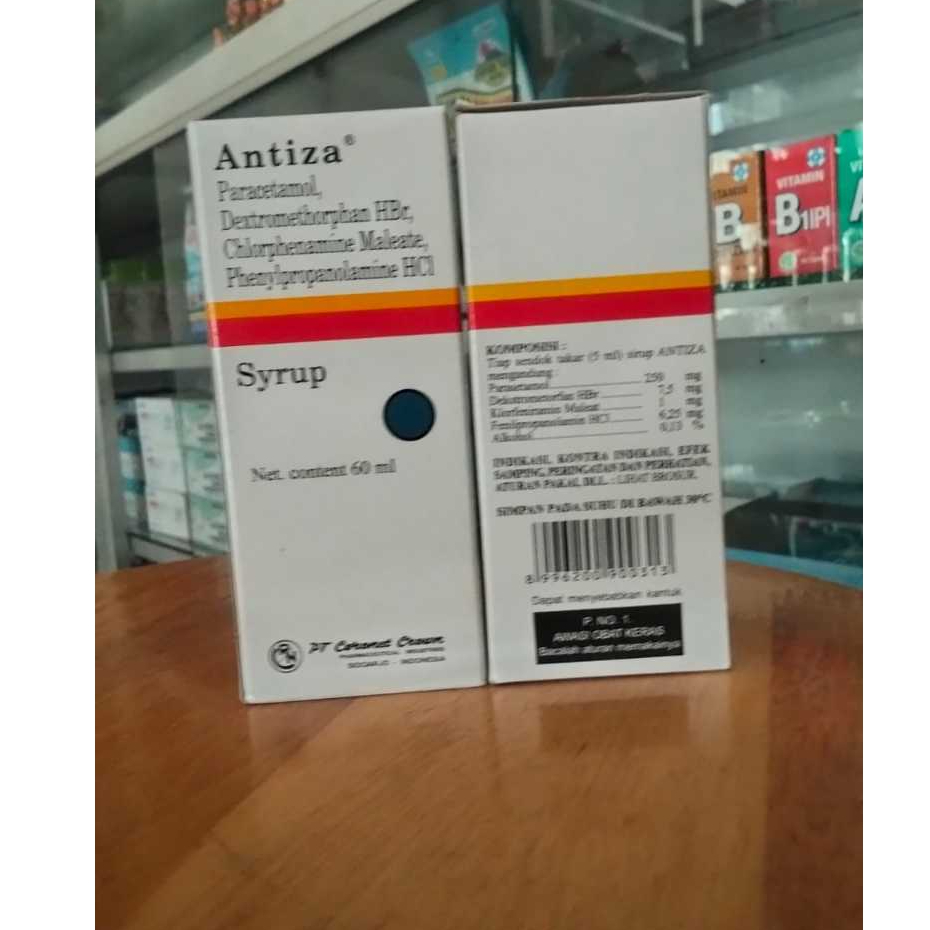 Antiza syrup pilek flu brsin bersin hidung tersumbat