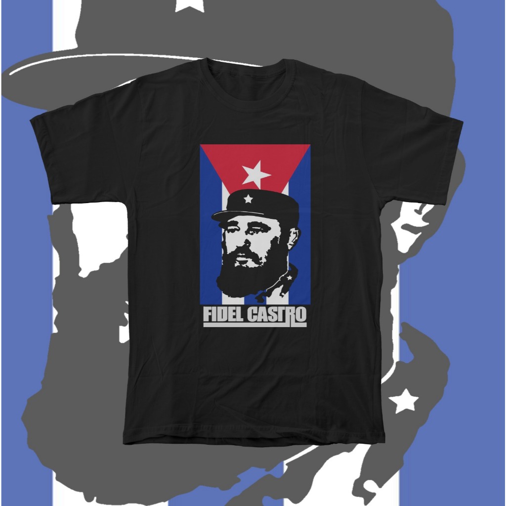 Kaos Tokoh - Kaos Fidel Castro 01