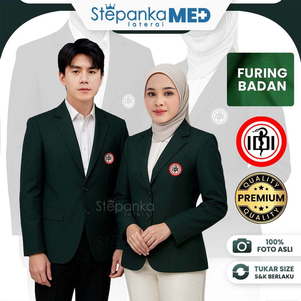 [LIMITED STOCK] Jas IDI PREMIUM / Jas IKATAN DOKTER INDONESIA/JAS DOKTER/ JAS IDI HIJAU/ JAS IDI PRI