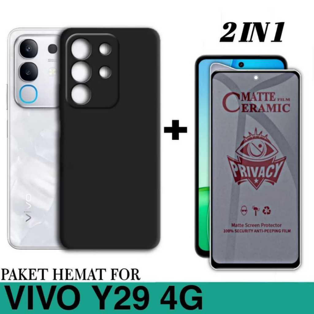 SOFT CASE VIVO Y29 4G CASE LIQUID PRO CAMERA FREE CERAMIC ANTI SPY