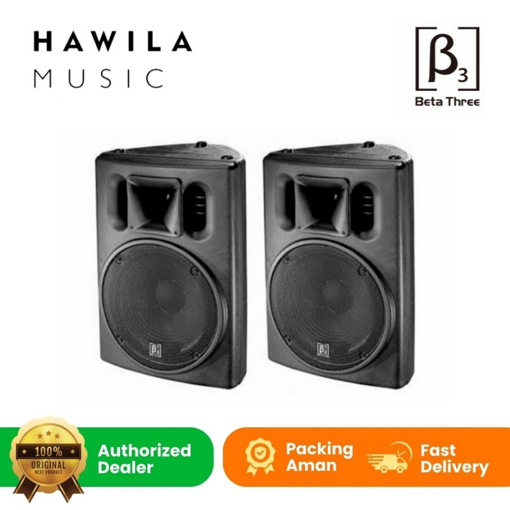 Speaker Active Beta Three B3 B 3 U 15 A 2 Original 1 Set