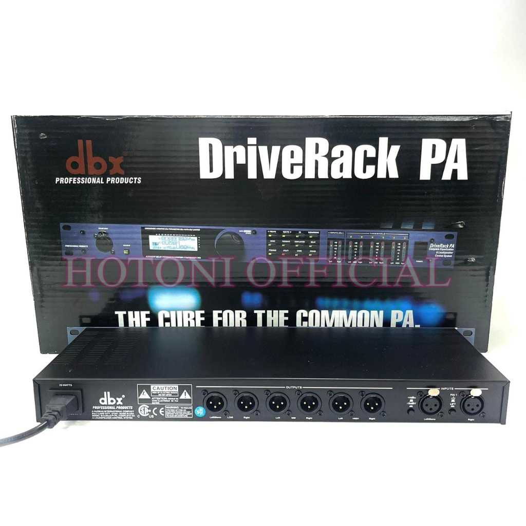 DBX PA MANAGEMANT SPEAKER DRIVERACK PA DLMS DBX PA 6 OUT 2 IN
