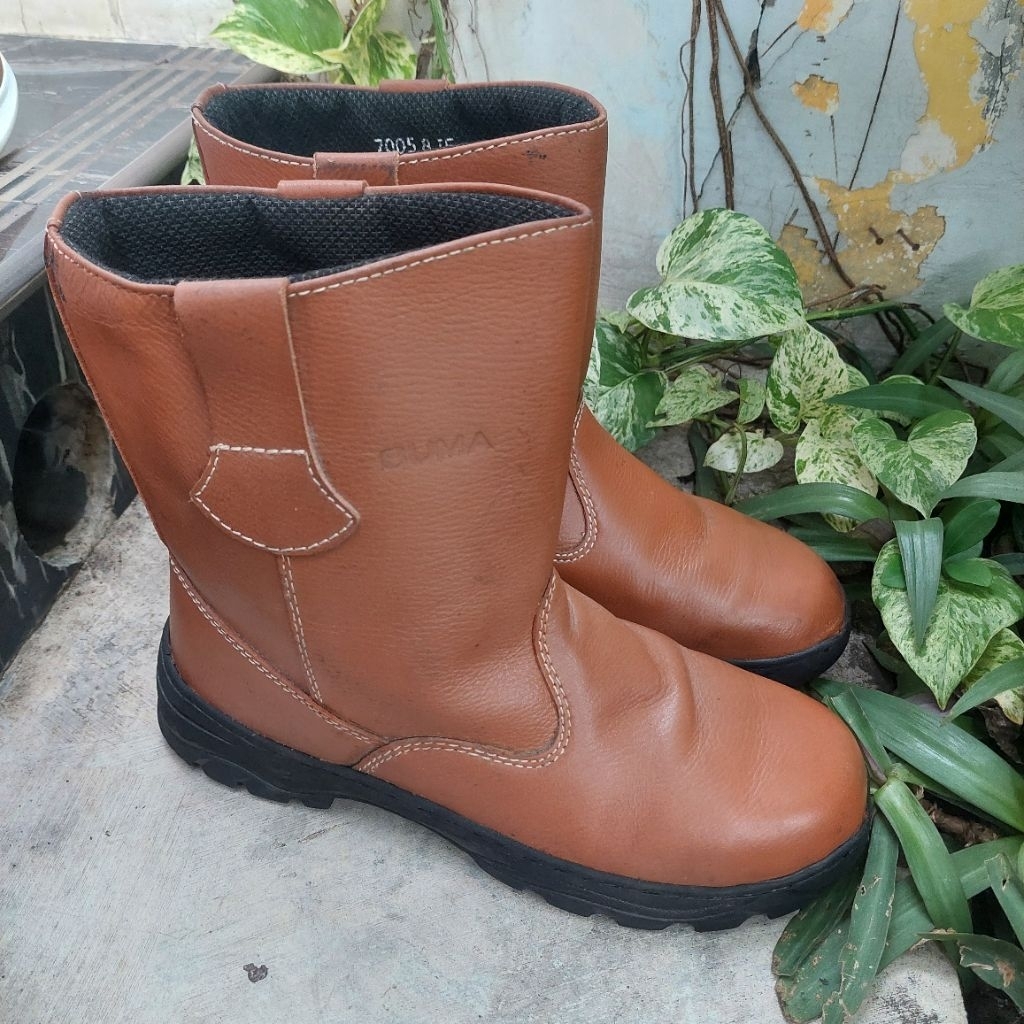 sepatu safety boots second kings size 42(27cm)