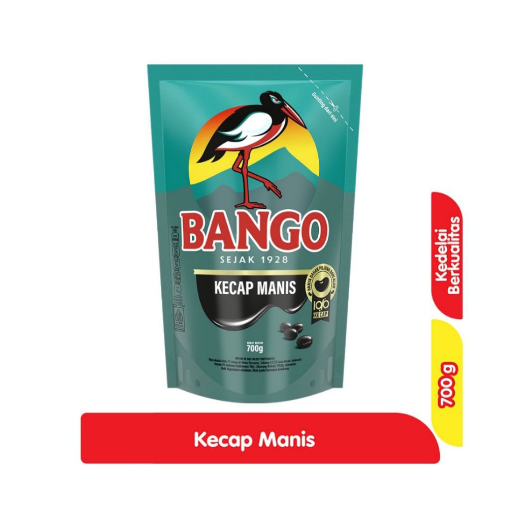 Kecap Bango Manis 700g Refill • Kecap Pekat Gurih Kedelai Hitam Pilihan