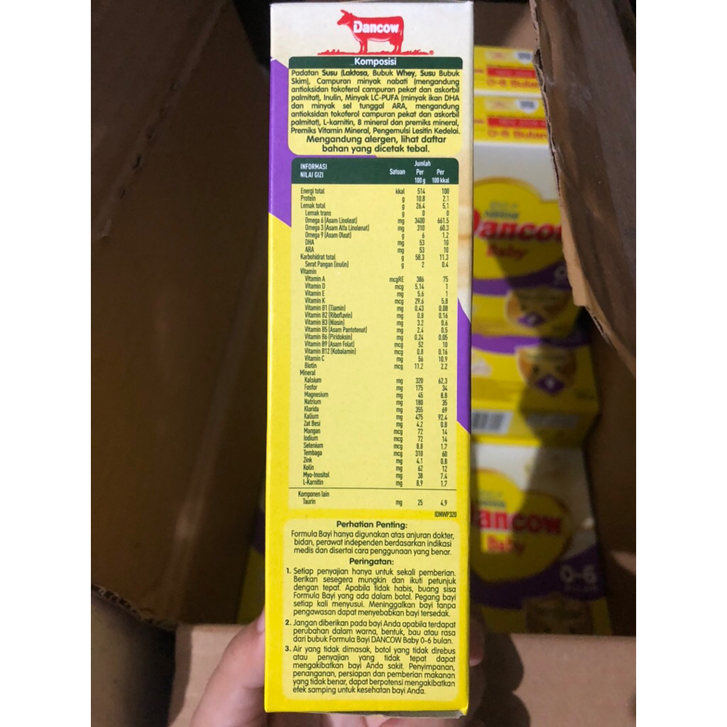 Dancow 0-6 bulan, ori 100%