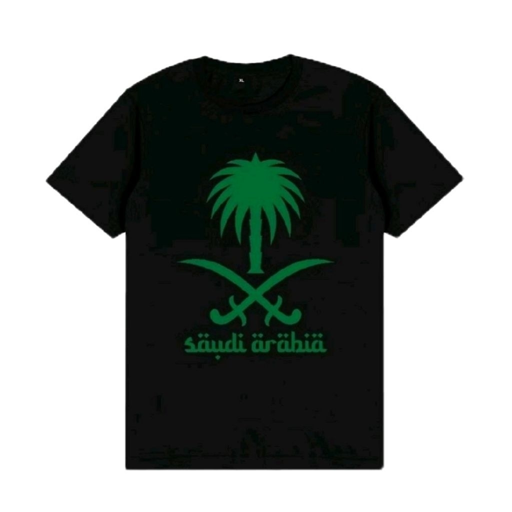 KAOS SOUVENIR OLEH OLEH NEGARA ARAB SAUDI // SAUDI ARABIA KAOS MEKKAH KAOS UMROH unisex pria wanita 